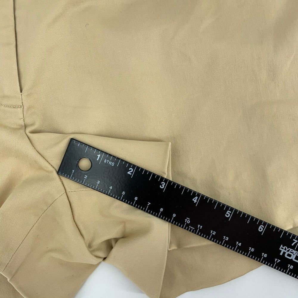 Tory Burch Beige Cotton Shorts with Gold Buttons - Picture 8 of 10